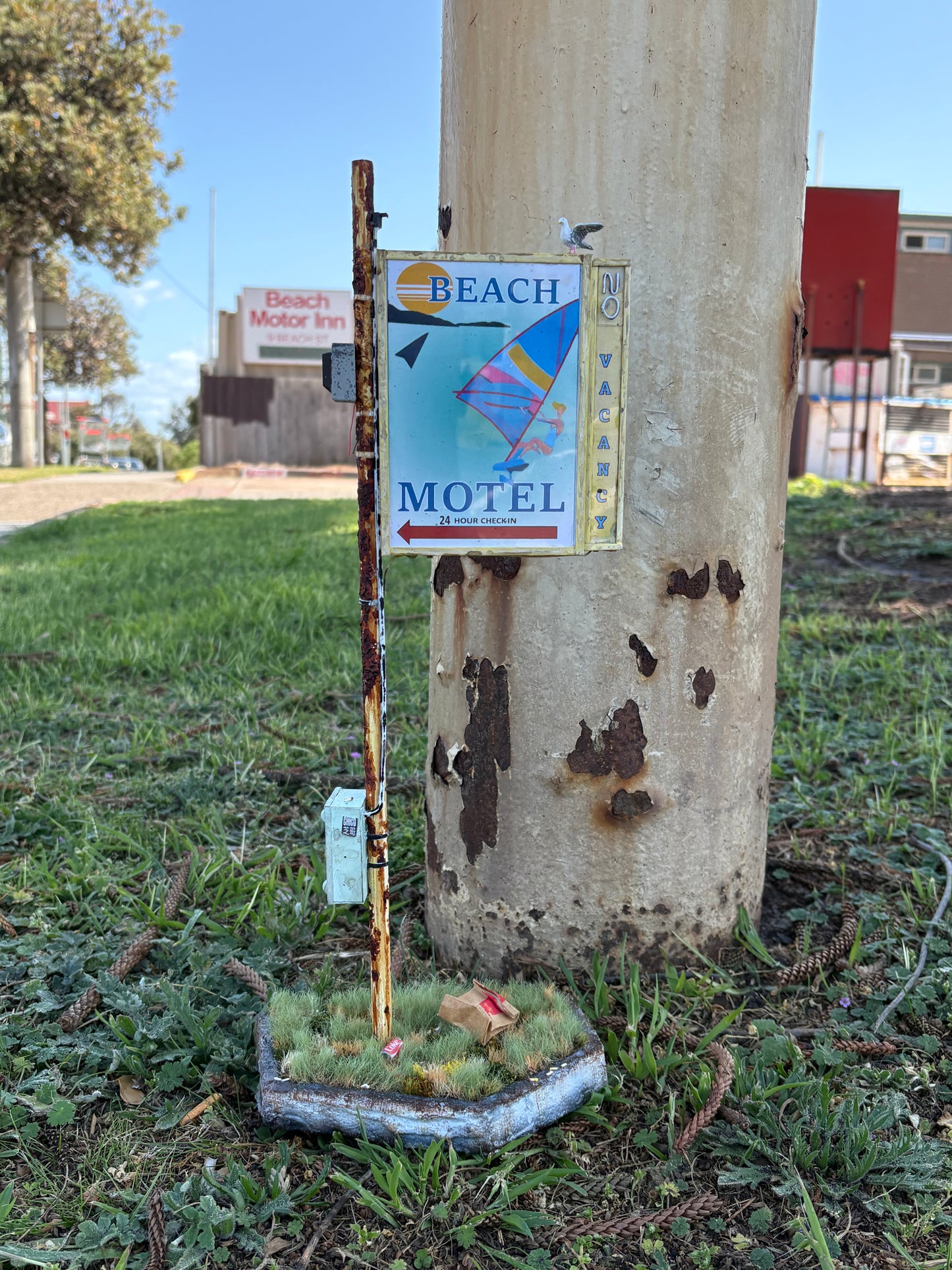 Beach Motel - Frankston ( miniature sign)