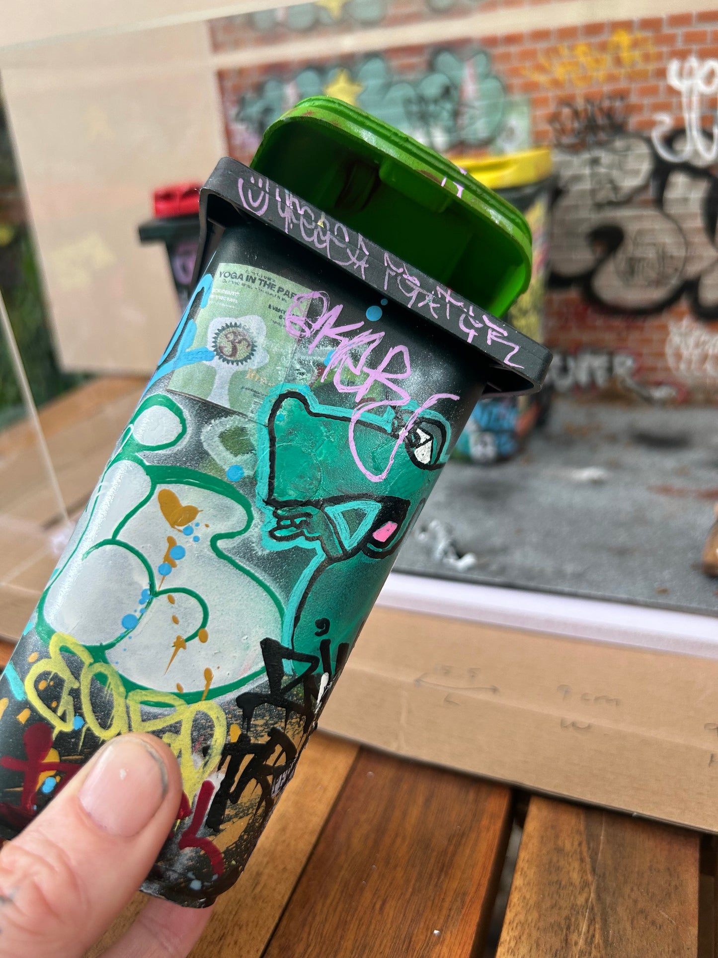 "Bin City": Interactive Graffiti Bin Diorama