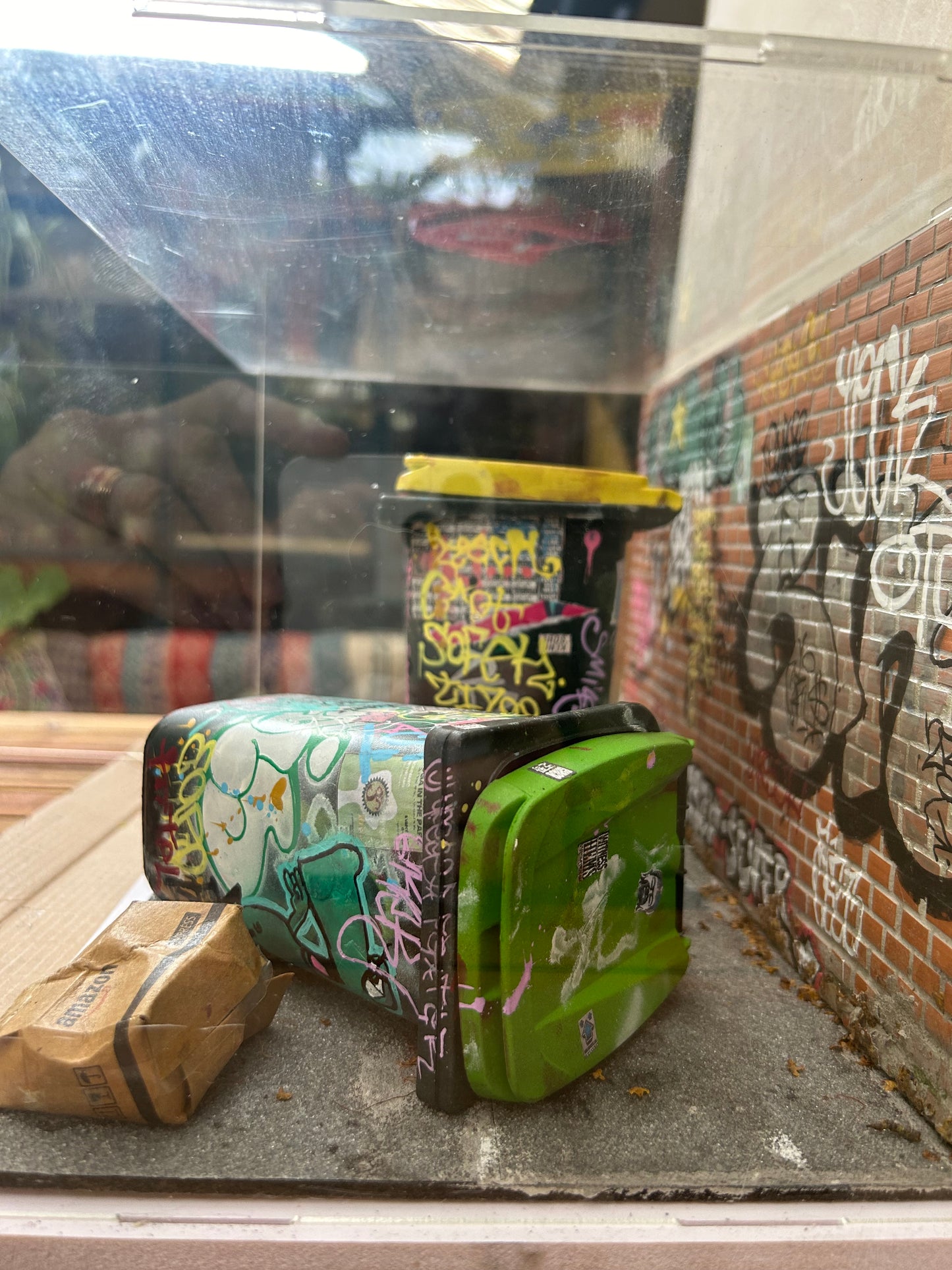 "Bin City": Interactive Graffiti Bin Diorama