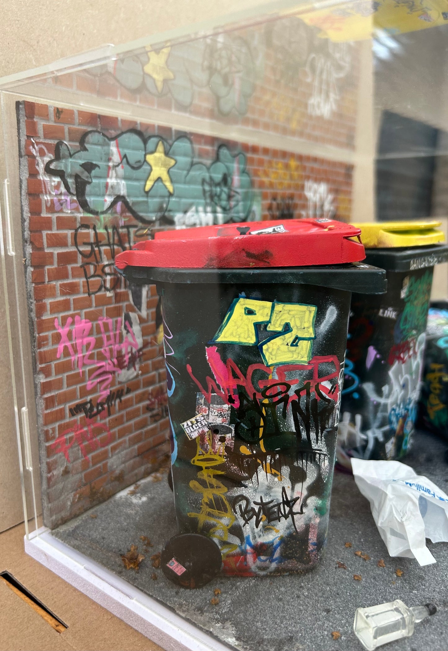 "Bin City": Interactive Graffiti Bin Diorama