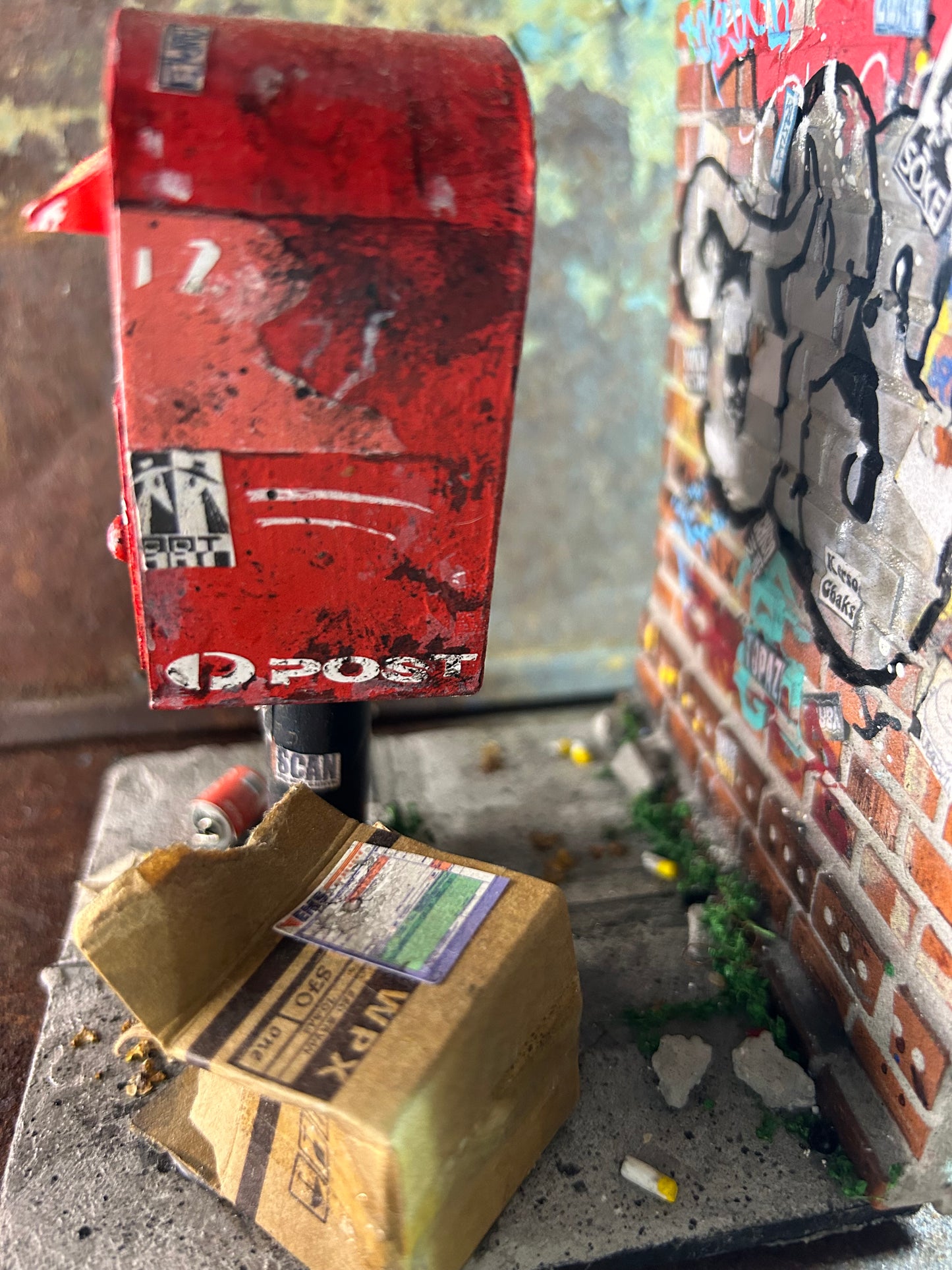 Australia Post Box Street Scene