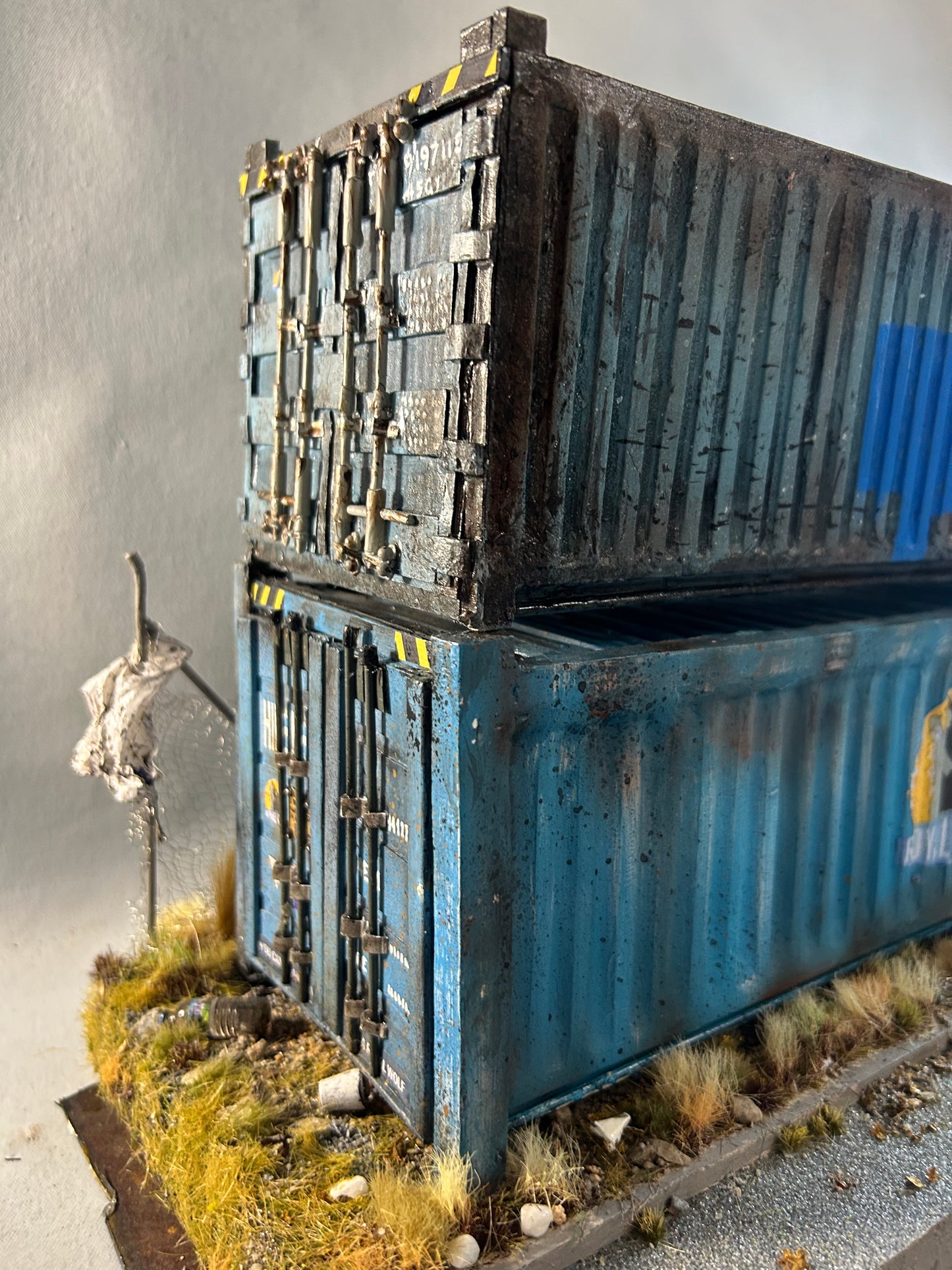 Miniature Graffiti Shipping Containers