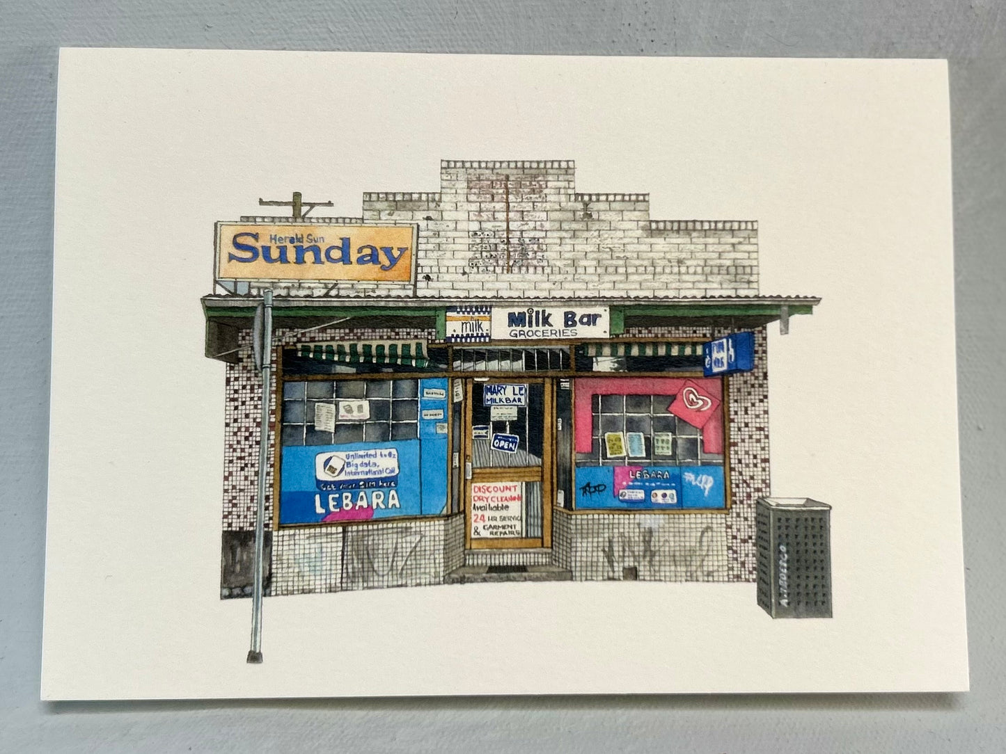 "The Milkbar Series" -Boxed Greeting Card set