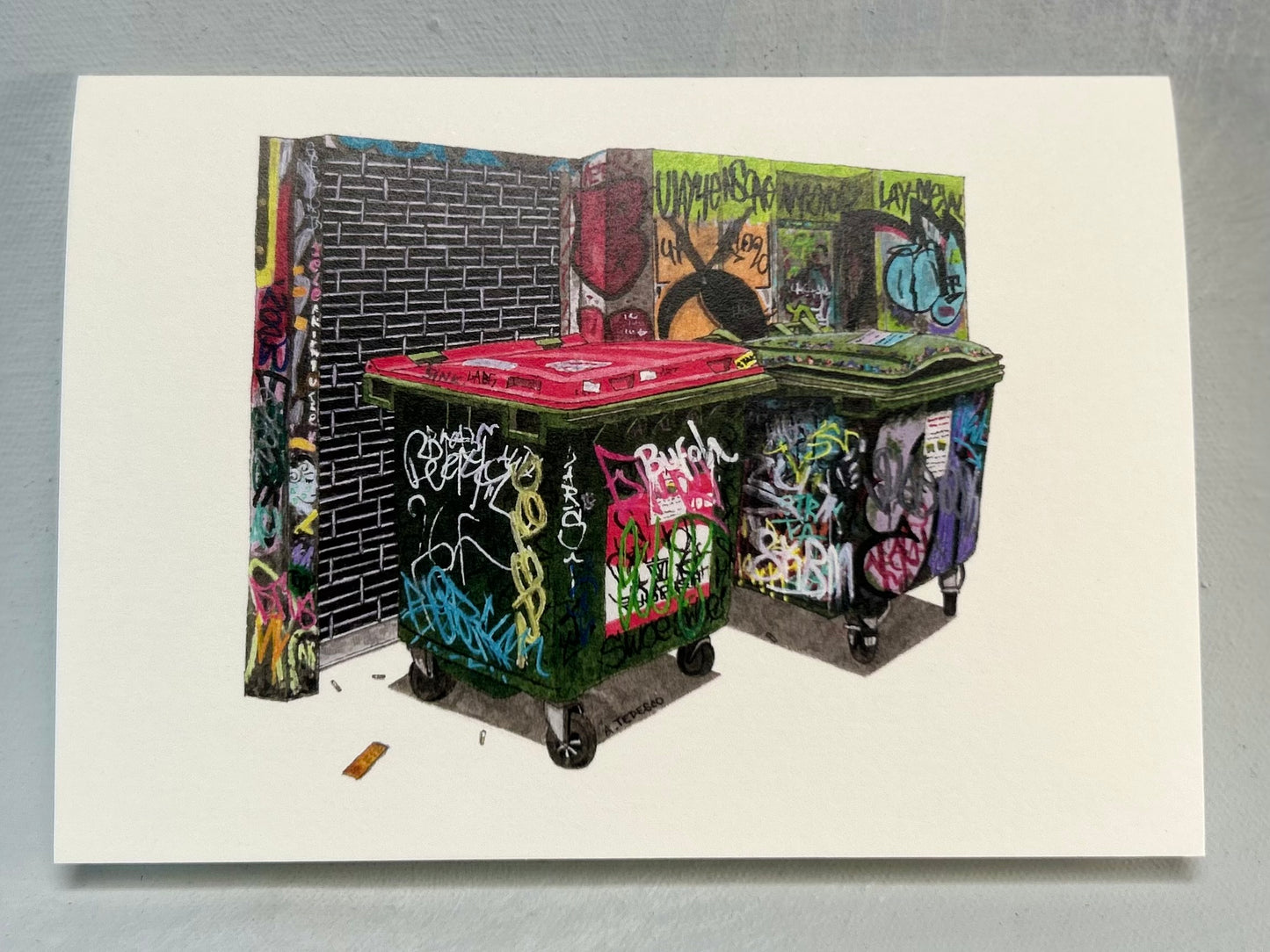 "Melbourne Grunge series"-Boxed Greeting Card set