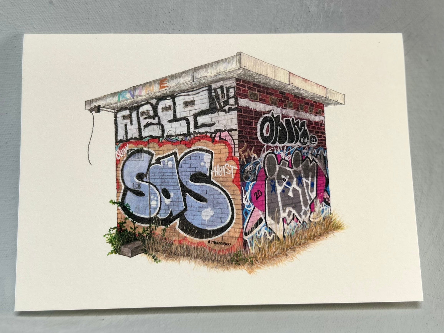 "Melbourne Grunge series"-Boxed Greeting Card set