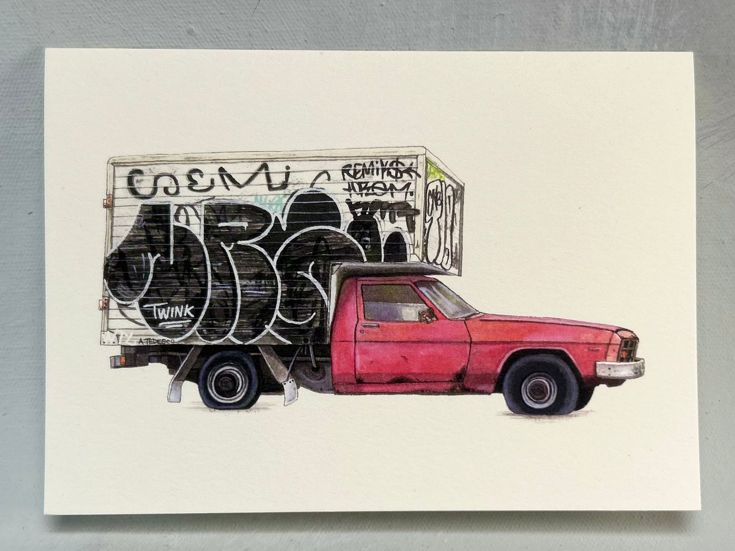 "Automotive Graff Series"- Boxed Greeting card set