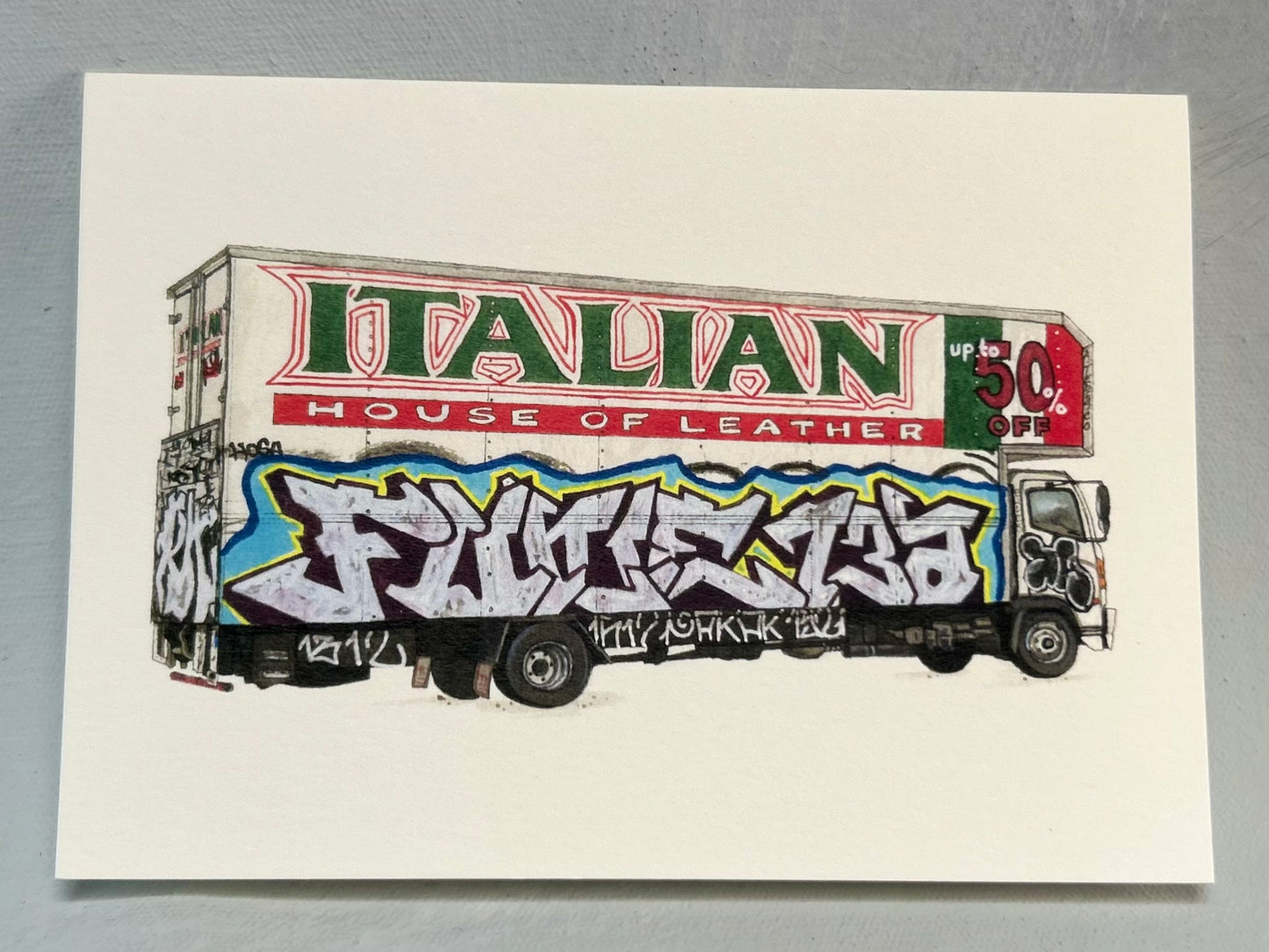 "Automotive Graff Series"- Boxed Greeting card set