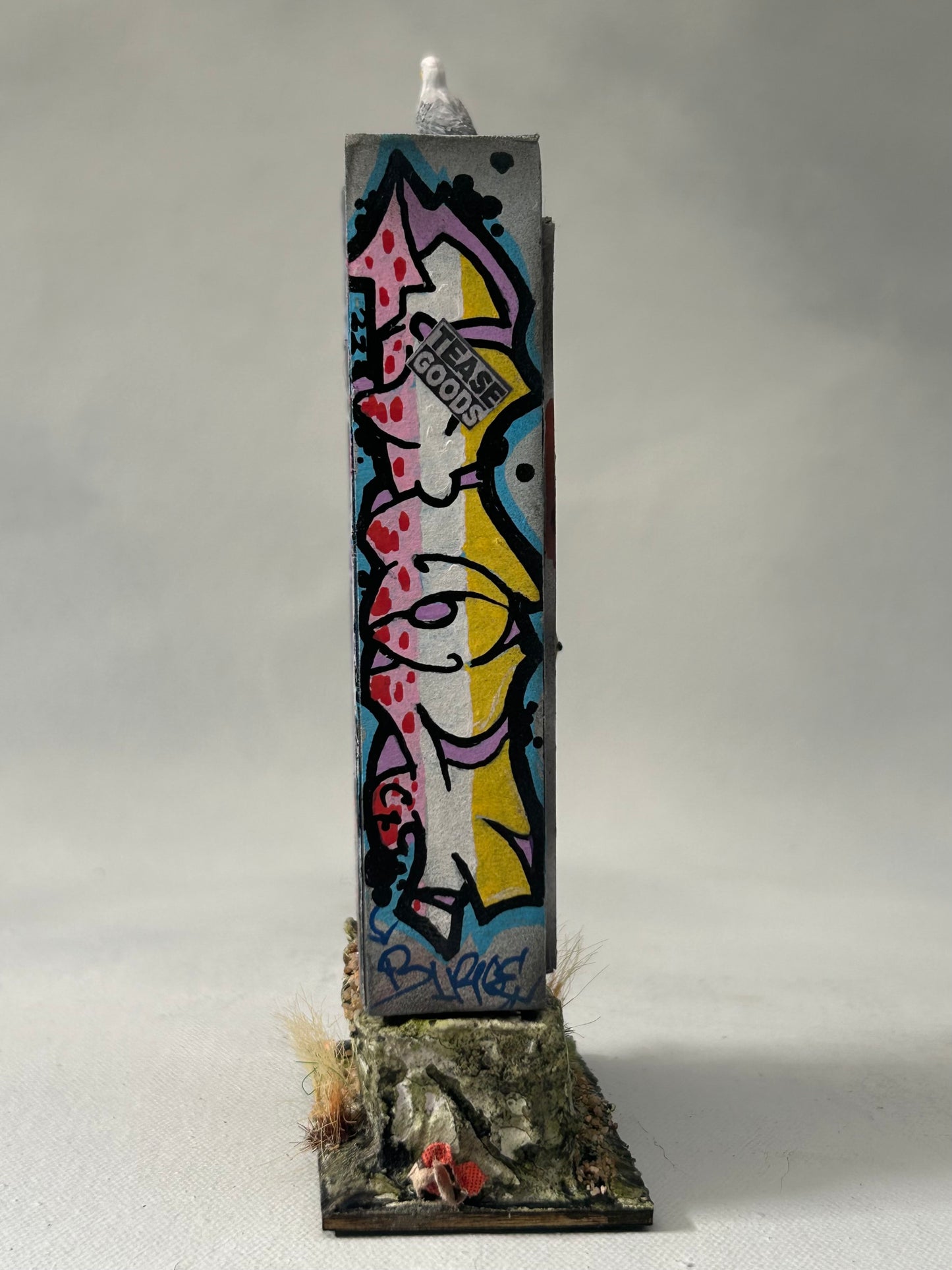 Miniature Graffiti Electrical Box- Urban Grit Series