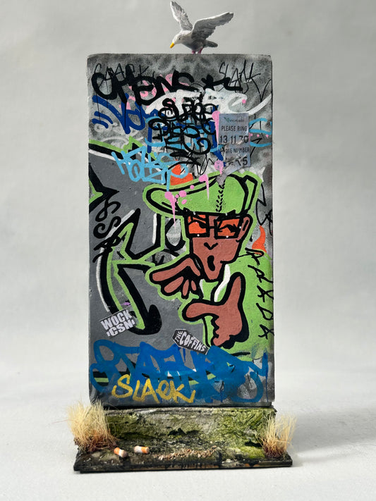 Miniature Graffiti Electrical Box- Urban Grit Series