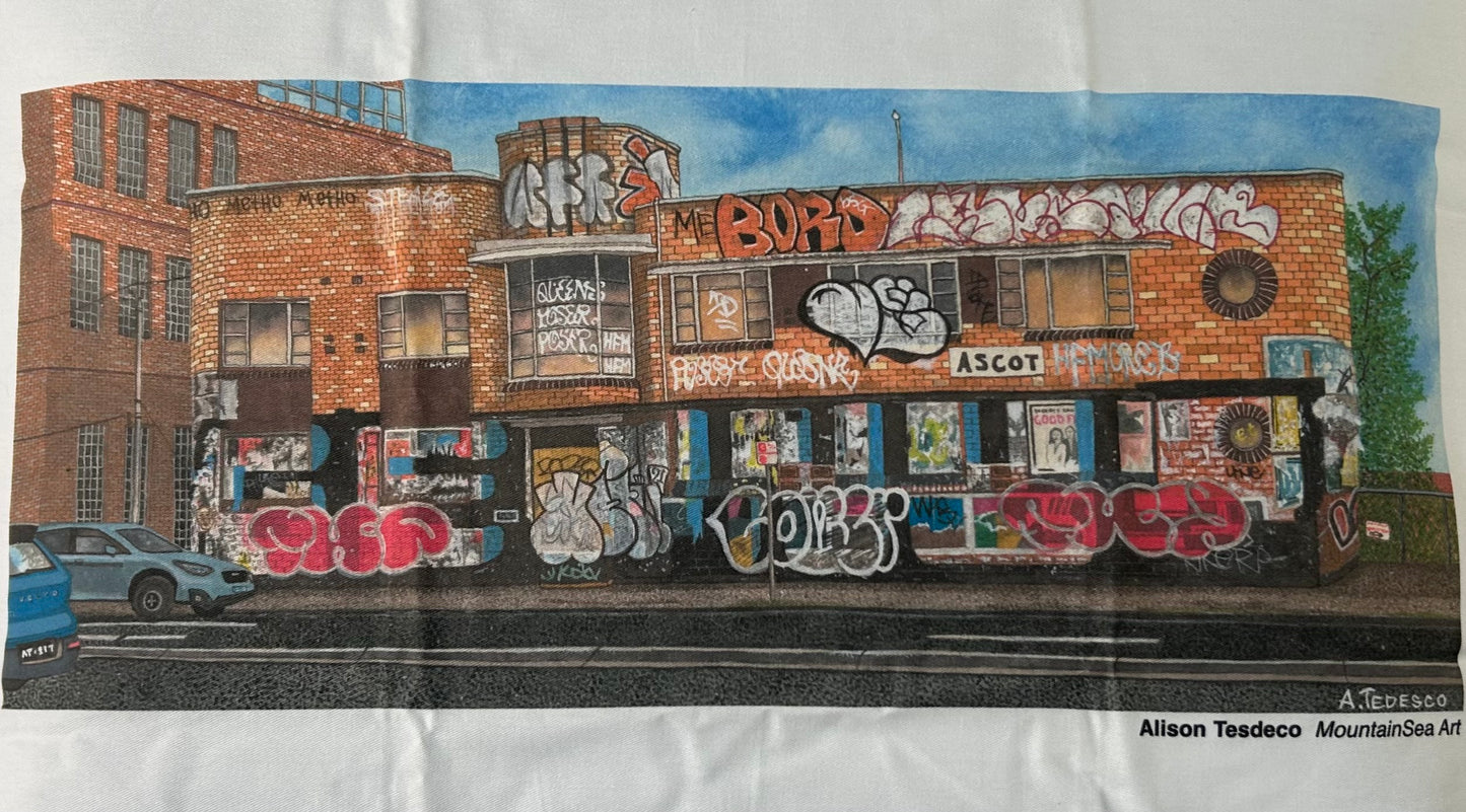 “Ascot house” Tea towel