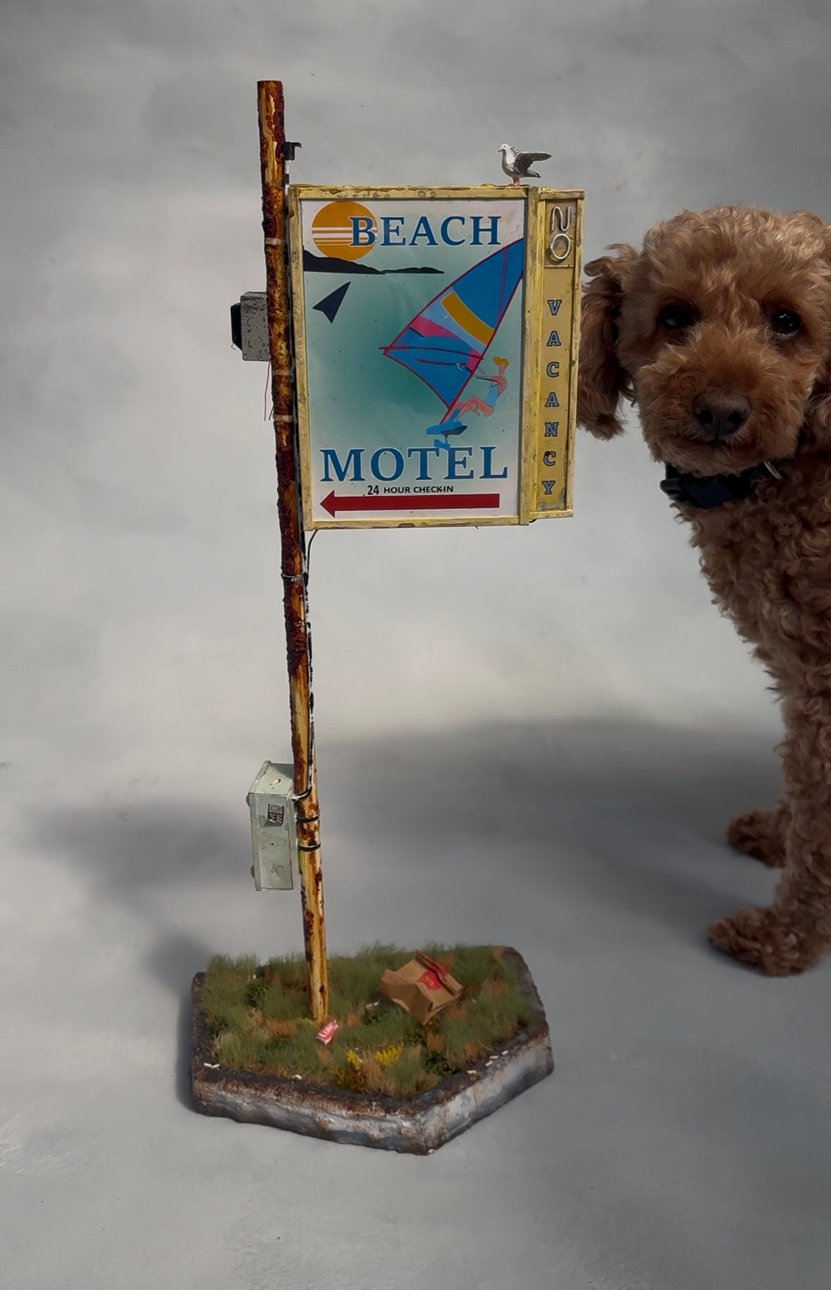 Beach Motel - Frankston ( miniature sign)