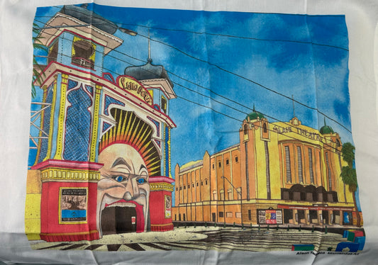 Luna Park Tea towel