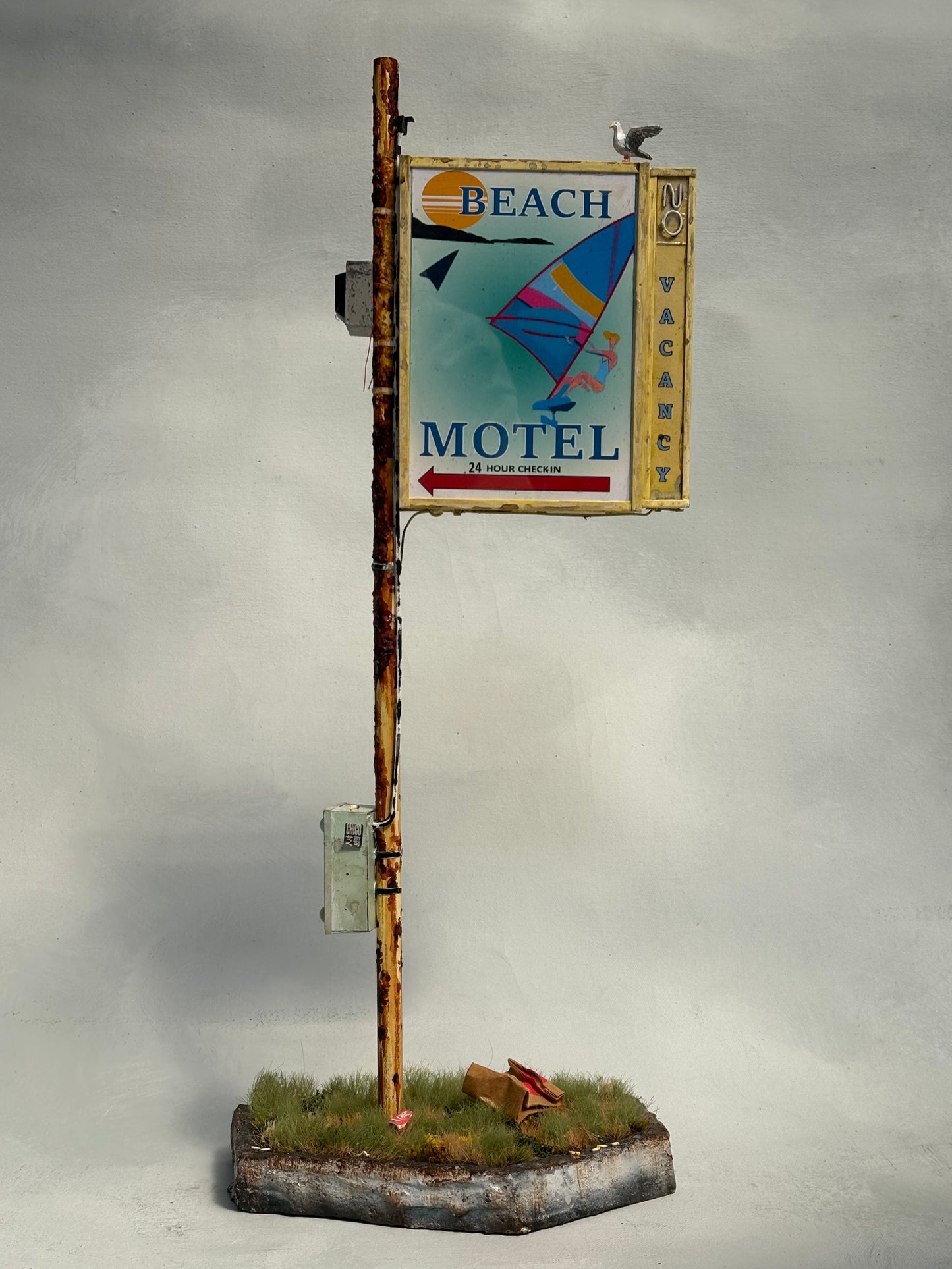 Beach Motel - Frankston ( miniature sign)