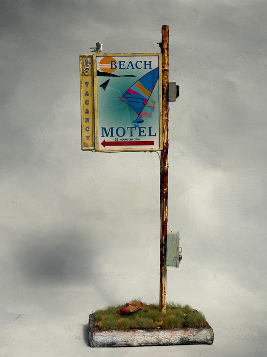 Beach Motel - Frankston ( miniature sign)