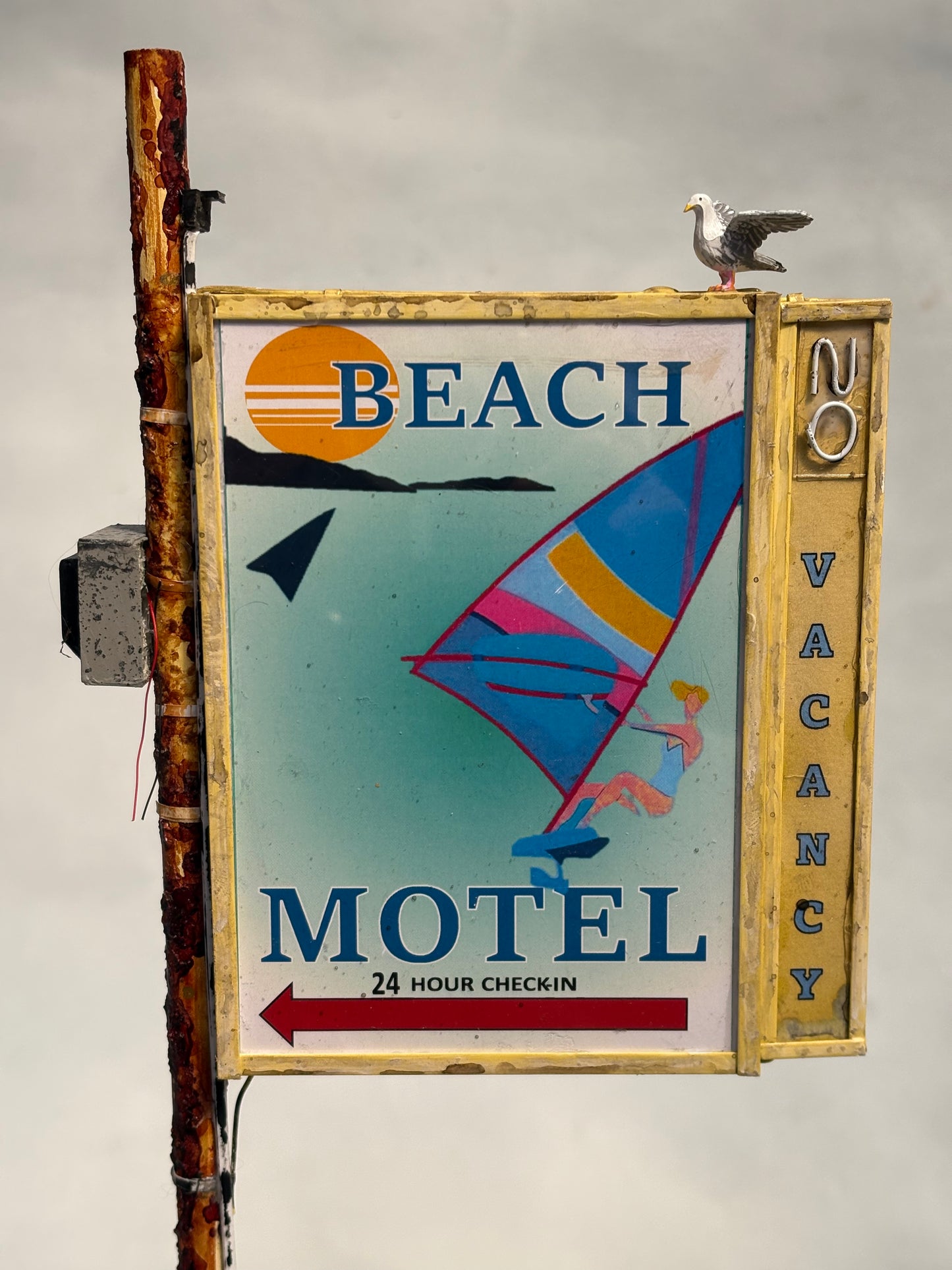 Beach Motel - Frankston ( miniature sign)