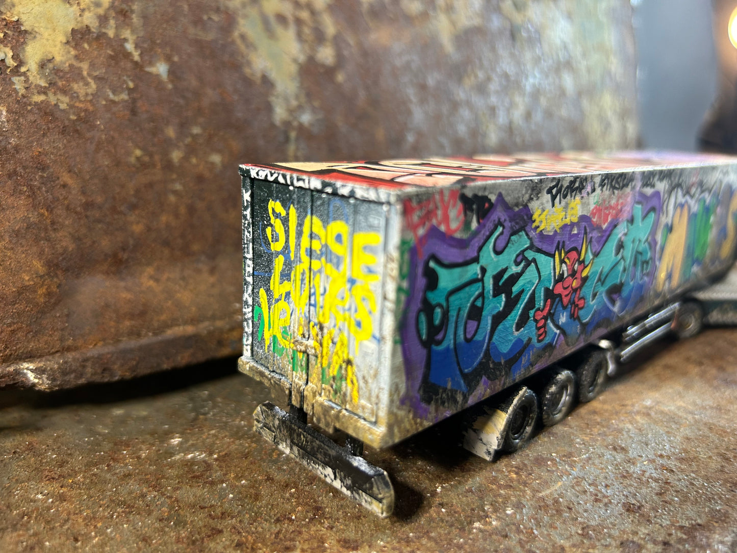 Bunnings Graffiti Art Model Truck