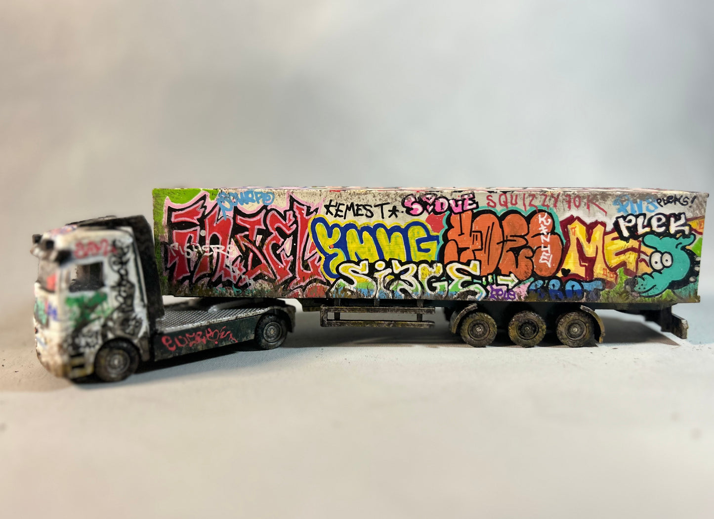Bunnings Graffiti Art Model Truck