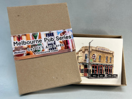 "Melbourne Pub Series"- Boxed Greeting Card set.