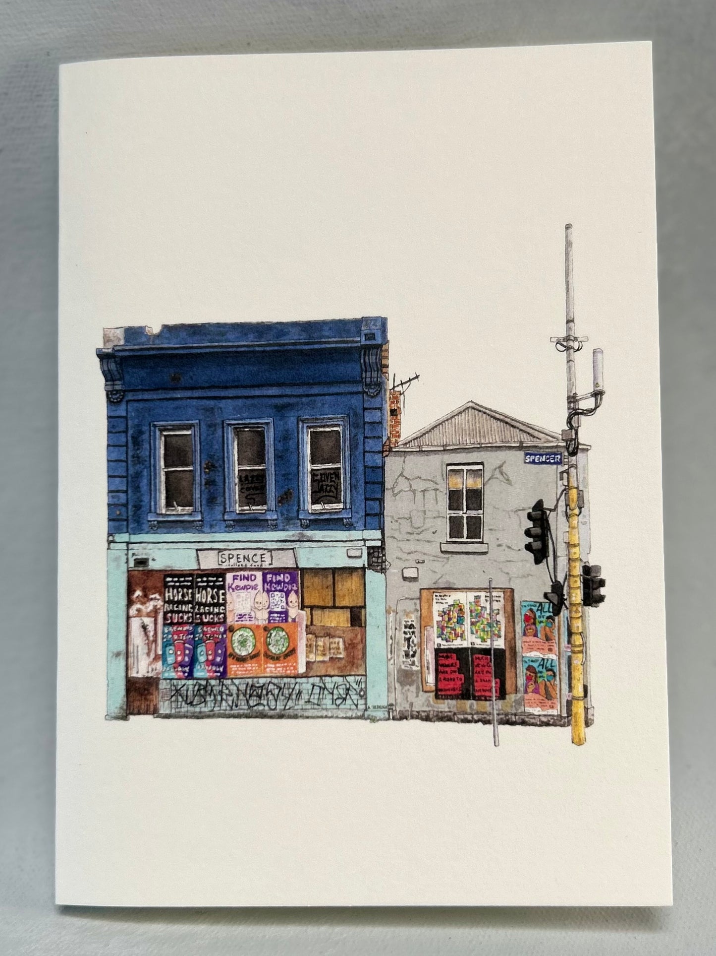 "Melbourne Grunge series"-Boxed Greeting Card set